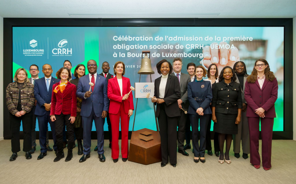 Finance durable : La CRRH-UEMOA réussit une double cotation historique entre Abidjan et Luxembourg