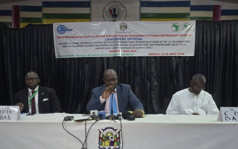 République centrafricaine/ BAD : Lancement du programme de développement des ressources en eau dans le bassin du fleuve Oubangui