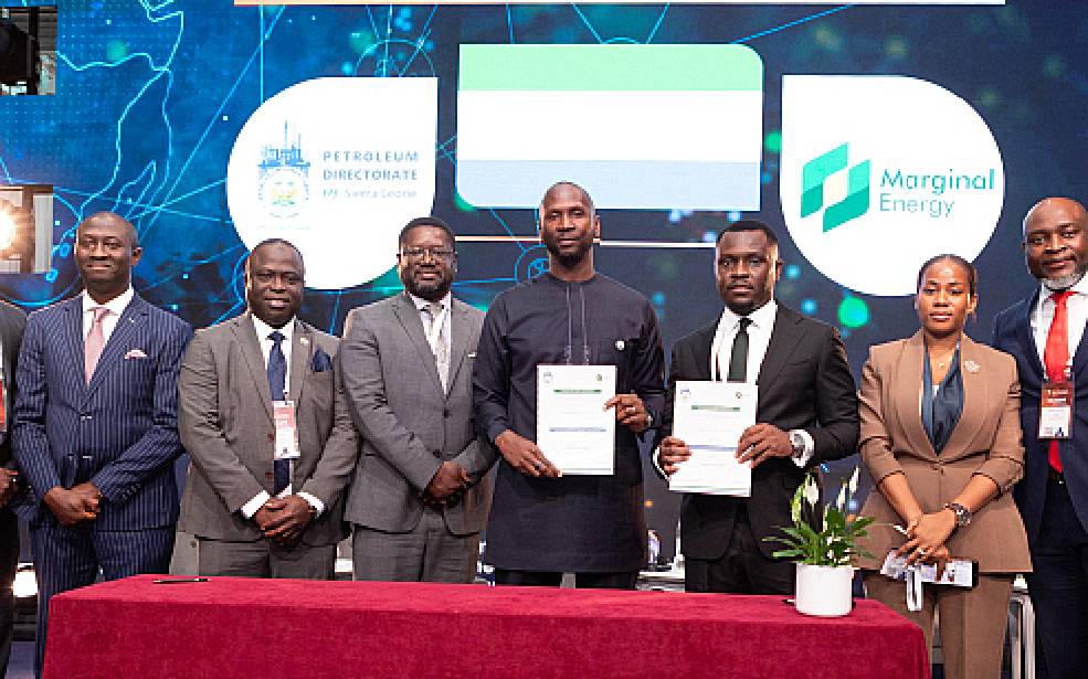 Forum Invest in African Energy 2026 : la Sierra Leone signe une licence pétrolière offshore avec Marginal Energy