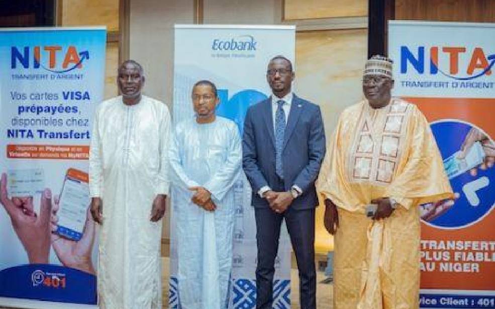 Ecobank Niger et NITA ouvrent une nouvelle ère des paiements électroniques avec les cartes Visa prépayées