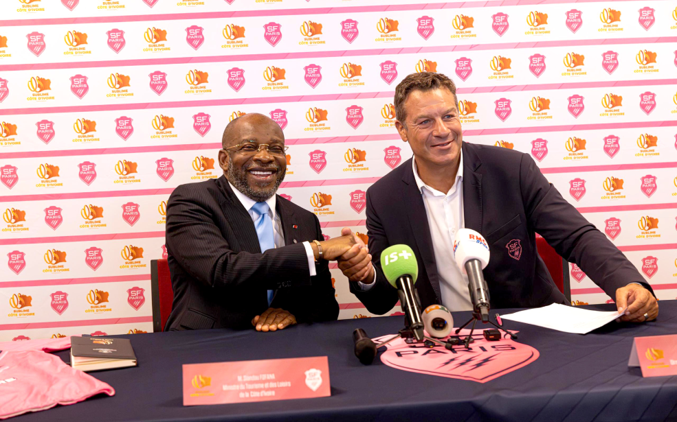 Côte d’Ivoire : Le tourisme s’invite sur le maillot du Stade Français