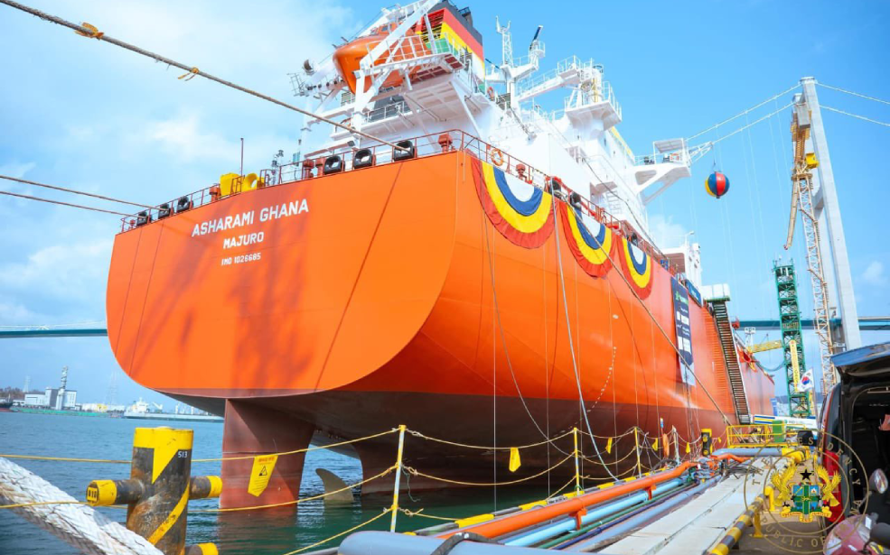 Le Ghana inaugure le navire MT Asharami pour sécuriser son approvisionnement en GPL