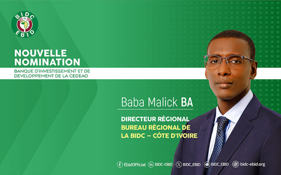 BIDC : Baba Malick Ba prend les rênes de la supervision régionale en Afrique de l’Ouest