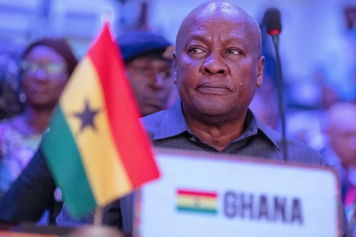 Le président du Ghana, John Dramani Mahama